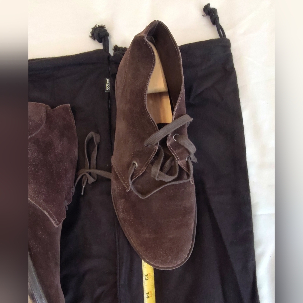 BOTTEGA VENETA Men’s Brown Suede Chukka Boots Made in Italy - Picture 9 of 10
